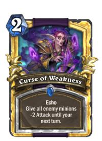 Curse if weakness